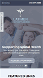 Mobile Screenshot of latimerchiro.com